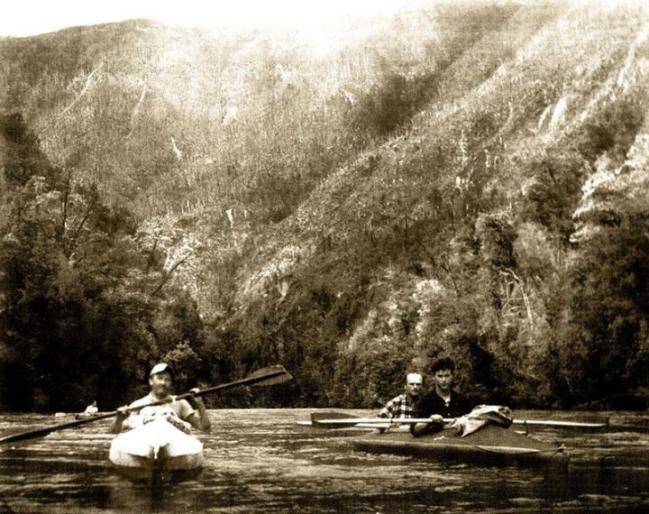 El Manso-Pacífico, octubre 1956. Foto, Julio Vallmitjana