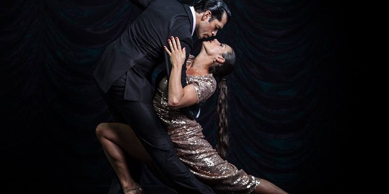 Cristian Gallardo-Lorena Goldestein en Festival Internacional de Tango. Foto, Cristian Gallardo en Facebook