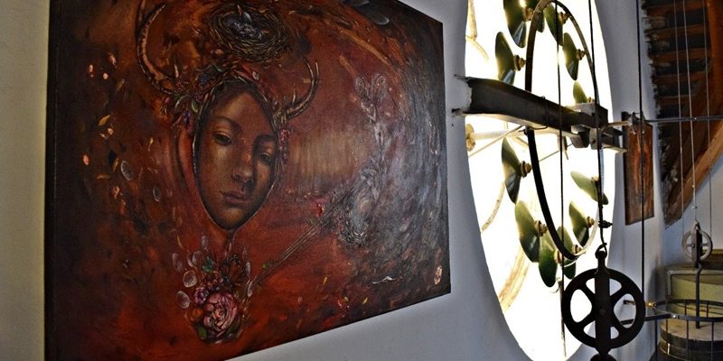 Maria Varas en la torre del reloj del Centro Cívico II