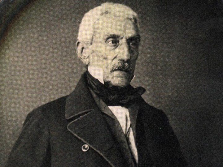 San Martín, daguerrotipo parisino de 1848 (detalle)