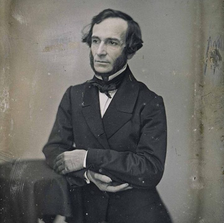 Juan Bautista Alberdi, Wikipedia. Daquerrotipo fechado entre 1850 y 1853, William George Helsby. Museo Histórico Nacional