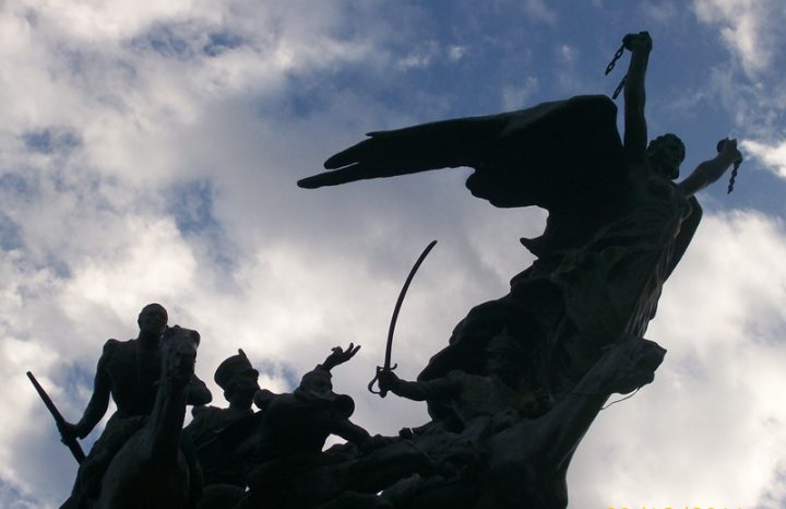 Cerro de la Gloria Mendoza, detalle Libertad
